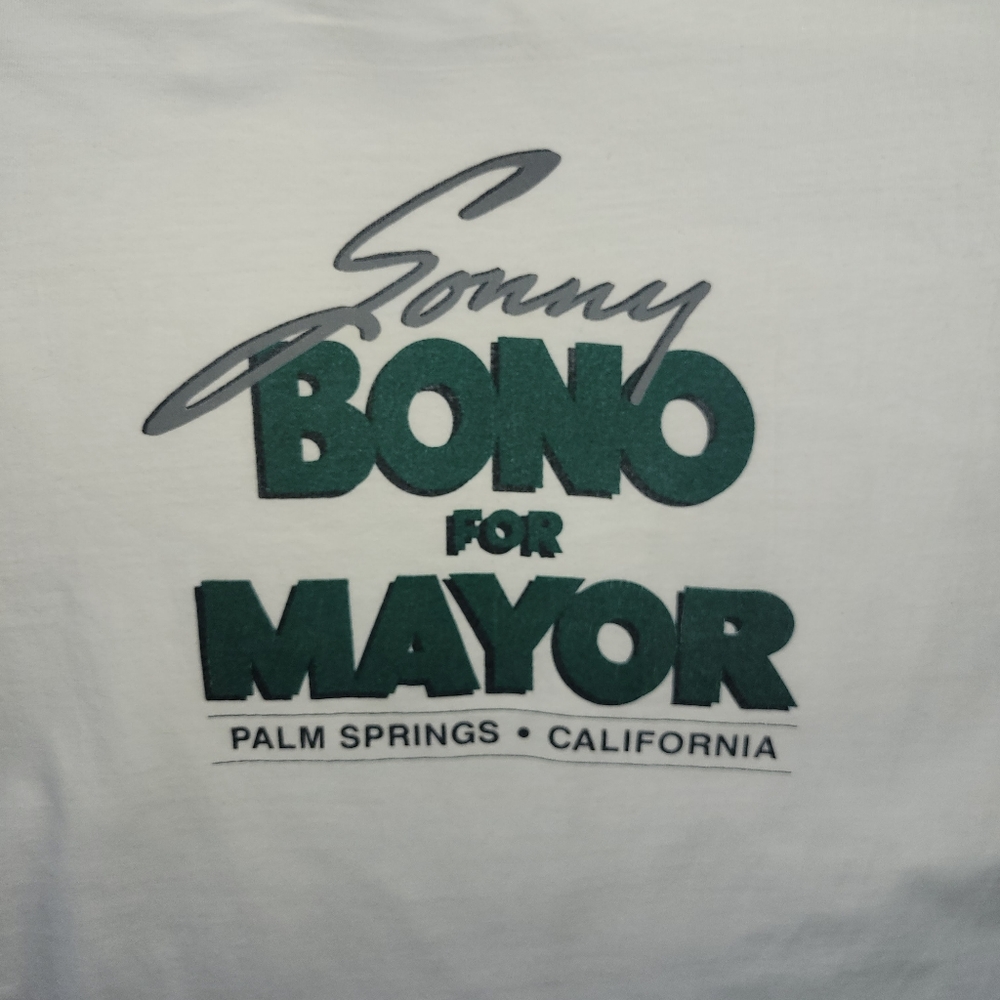 Vintage Sonny Bono for Mayor tee shirt